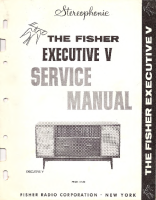 Fisher EXECUTIVE-5 - Service Manual 